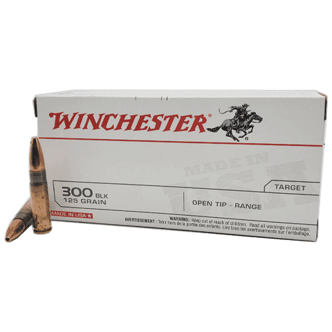 Open Tip Range Rounds 300 Blackout – Winchester 125 Grain 20 Rounds