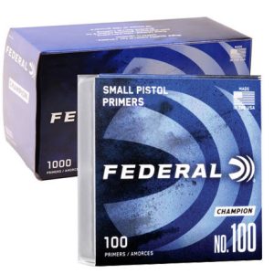 Federal Small Pistol Primers #100 (Box of 1000)