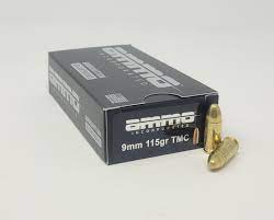 Ammo, Inc. Signature 9mm Luger 115 Grain Total Metal Jacket Brass Cased 500 rounds
