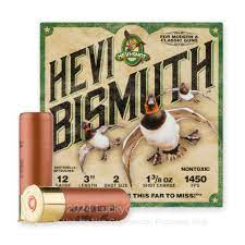 HEVI-Shot HEVI-BISMUTH WATERFOWL 12 Gauge 1 3/8 oz 3" 500 rounds
