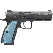 CZ-USA CZ Shadow 2 SA 9mm Luger 4.89" Barrel 17-Round Steel With Blue Grips