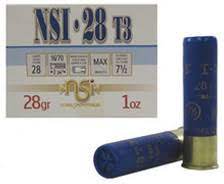 Nobel Sport Italia 28 Gauge Ammunition ANSH284CASE 2-3/4" 1oz #4 Shot Max Dram 1250 fps CASE 250 Rounds