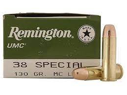 Remington UMC Ammunition 38 Special 130 Grain Full Metal Jacket(500rds)