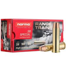 Norma 38 Special Ammo Brass 158Gr