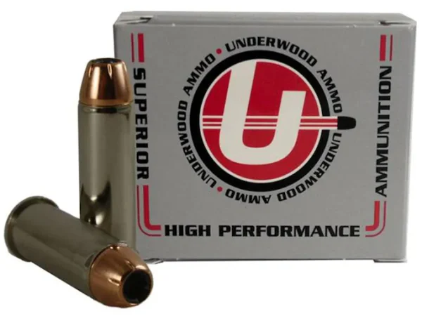 Underwood 44 Remington Magnum Ammo 180 Grain Hornady XTP Jacketed Hollow Point Box of 20