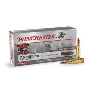 20 Rounds of 7.62x39mm Ammo by Winchester Super-X - 123gr SP