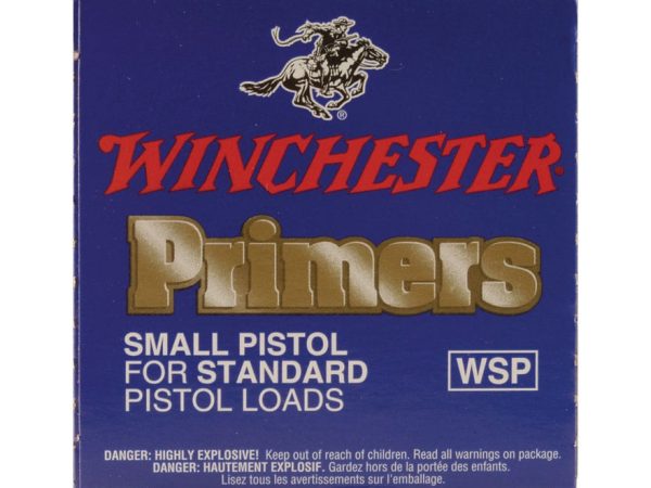 Winchester Small Pistol Primers 1/2 Box of 3000 (3 BOXES OF 1000)