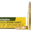 Remington Core-Lokt Ammunition 30-06 Springfield 150 Grain Core-Lokt Pointed Soft Point 500 rounds