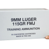 Blazer Brass Training Ammunition 9mm Luger 115 Grain Full Metal Jacket