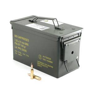 7.62x51 Ammo by Prvi Partizan in Ammo Can - 145gr FMJBT