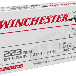 1000 Rounds of .223 Ammo by Winchester USA - 55gr FMJ