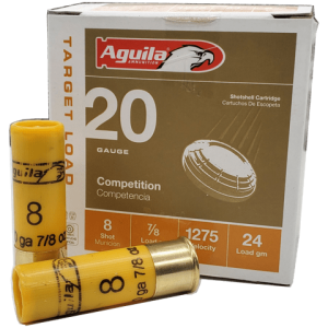 20 Gauge – Aguila 2-3/4″ Competition #8 Shot Target Load