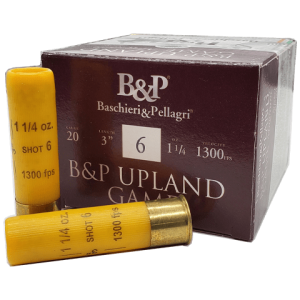 20 Gauge – B&P 3″ Upland Game #6 Shot Magnum