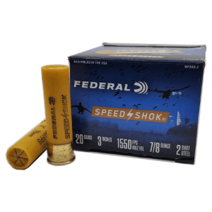 20 gauge – Federal 3″ Speed-Shok #2 Steel Shot