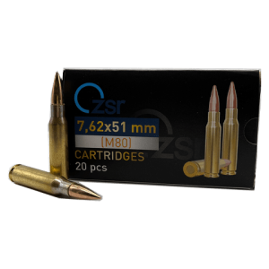 7.62×51 – ZSR M80 147 Grain Full Metal Jacket – 20 rounds