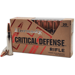 308 Win – Hornady Critical Defense 155 Grain FTX – 20 Rounds