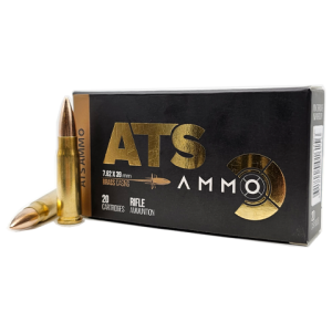 7.62×39 – ATS 124 Grain Full Metal Jacket – 20 Rounds