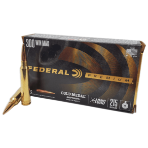 300 Win Mag – Federal Gold Medal Berger 215 Grain OTM