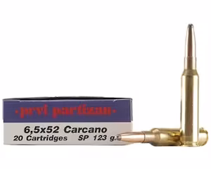 PPU 6.5x52mm Mannlicher-Carcano Ammo 139 Grain Full Metal Jacket Box of 20