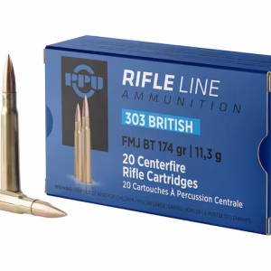 PPU 303 British Ammo 174 Grain Full Metal Jacket Box of 20