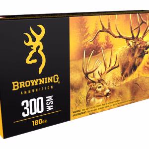 Browning BXS 300 Winchester Short Magnum (WSM) Ammo 180 Grain Browning Solid Expansion Polymer Tip (BXS) Polymer Tip Lead Free Box of 20